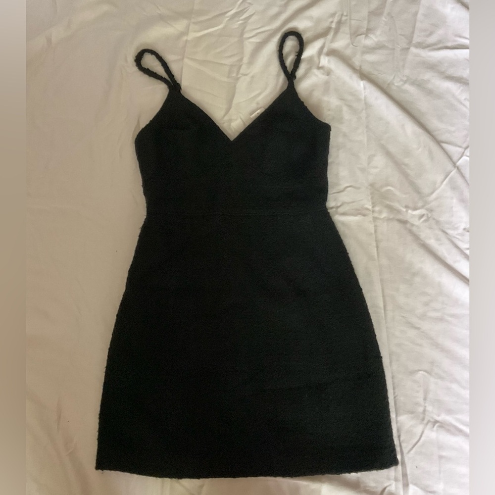 Abercrombie & Fitch Black Tweed Dress